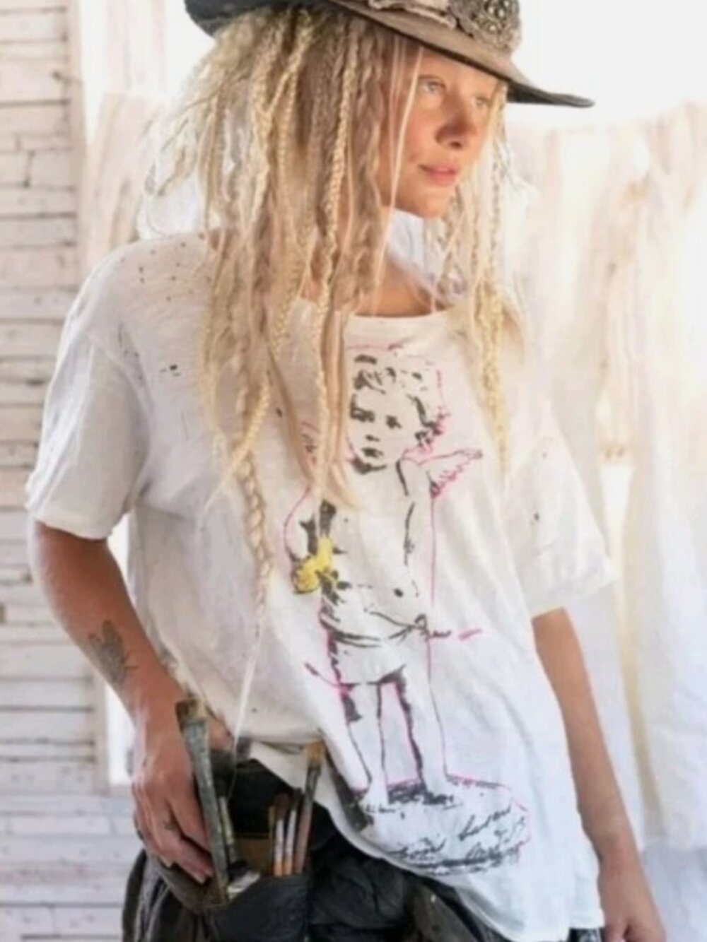 NWT Rare Collector's Piece Magnolia Pearl St Valentine Boyfriend Tee True OS - Picture 6 of 7